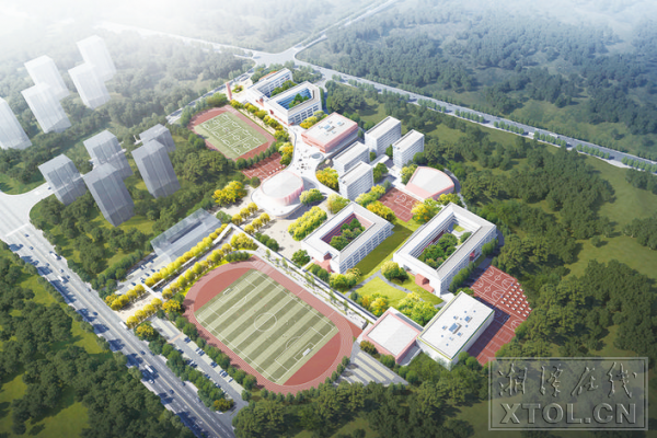 湘潭大學附屬實驗學校。（效果圖）